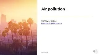 Air pollution [Full presentation]