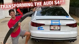 Making the Audi S4 Look Better with these Simple Mods! ( BLACKED OUT!)