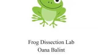 Frog Dissection Opinion