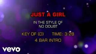 No Doubt - Just A Girl (Karaoke)