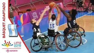 Argentina 36-57 Estados Unidos - Partido completo - Basquet silla de ruedas - Semifinal - Lima 2019