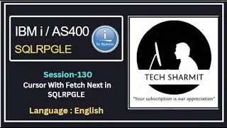 Cursor with Fetch Next in sqlrpgle  | cursors in sqlrpgle | sqlrpgle programming | Scroll Cursor |