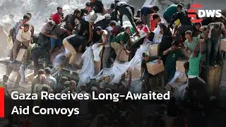 BREAKING: Gaza Receives Humanitarian Aid as Borders Reopen | DWS News | AC1N