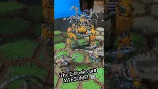 These terrifying cyborgs are one of the coolest new additions to #heroscape #boardgame #warhammer40k