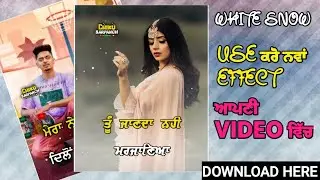 Snow Effect Black Background | Falling White Particles Effects | New animation | Chiku Sarpanch Ep-8