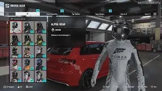 All Driver Gear from Forza Motorsport 7 (28.09.2017)