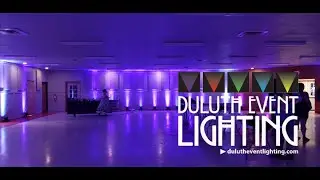 Billings park in purple up lighting