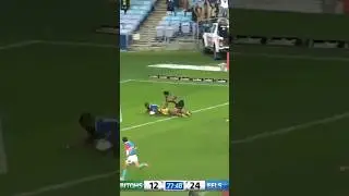 Semi Radradra scores a 95m try against the South Sydney Rabbitohs 🐇 #parramattaeels #shorts