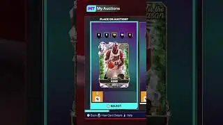 GYIU How to Use the Auction House in NBA 2K25 to auction Players and Items #nba2k25 #auction #gyiu