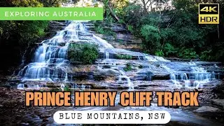 Blue Mountains NSW: Prince Henry Cliff Track & Katoomba Cascades | Stunning Views & Waterfalls 4K