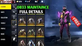 Free Fire OB33 Update Full Details | 23 March New Update Free Fire | ff new update | new ff update