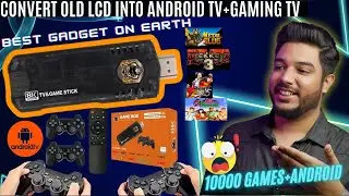X8 Android TV Game Stick Unboxing & Review|40000 Retro Games|Convert Old Tv Into Smart Tv With Games