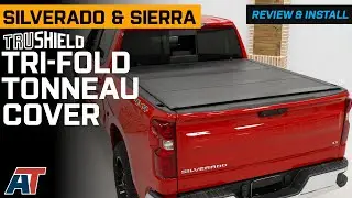 2019-2025 Silverado 1500 TruShield Low Profile Hard Tri-Fold Tonneau Cover Review & Install