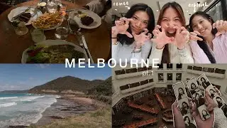  six days in melbourne w my uni friends pt.1  ⋆˚꩜｡ (road trip, eats & shopping !!) 