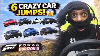 🚗💥 Jumping 6 Cars from the Garage in Forza Horizon 5 | FH5 INSANE STUNTS
