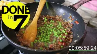 Egg Beef Rice Bowl - Done in 7.
