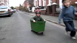Bin racing hits the UK