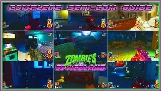 ALL SETI COM PARTS LOCATIONS- ZOMBIES IN SPACELAND- INFINITE WARFARE ZOMBIES (IW ZOMBIES)