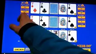 Joker Poker. 5 of a kind pays 4000!