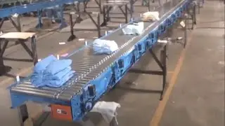 Zero Pressure Zoned Lineshaft Accumulation Roller Conveyor