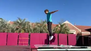 Hayden Schroeder at Florida State University doing every lead up for double out 5154b