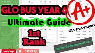 Complete Glo Bus Year 6 Decisions 2025