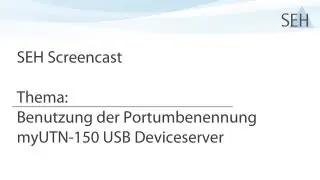 myUTN-150 Dongleserver - Portumbenennungsfunktion