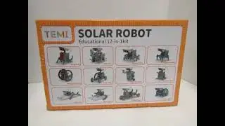 Temi Solar Robot Educational 12-in-1 Kit, 8+, 190 pc-no. 1232-66 New In Box