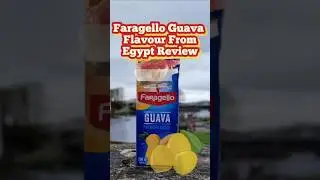 Faragello Yellow Guava Flavour From Egypt Review 🇪🇬🥑  #egyptian #faragello #guava #review