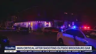 Man critical after shooting outside Bridesburg bar