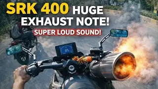 SRK 400 HUGE Exhaust Note 🔥 | Super Loud Sound | Use Headphones 🎧