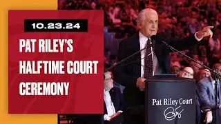 Pat Riley's Official Court Dedication Ceremony At Kaseya Center | October 23, 2024