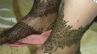 نقش هندي على رجلين 🤩😍🥰