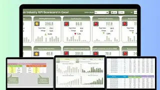 Petroleum Industry KPI Scorecard in Excel