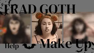 Trying Traditional Goth Makeup