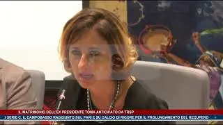 Il matrimonio dell'ex Presidente Toma anticipato da TRSP TG NEWS MOLISE DEL 12-01-26 - TRSP -