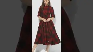 Long frocks design. Check frocks. Check design.