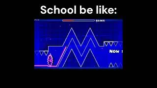 School be like: #gd #geometrydash #youtube #fyp #school #fail #exam #VSC