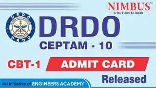 DRDO CEPTAM 10 Admit Card 2022 Released | DRDO 2022 CBT-1 Admit Card out | DRDO CEPTAM Latest Update