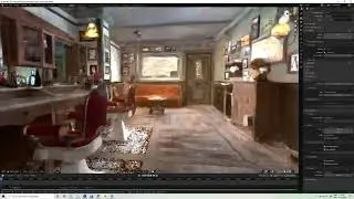 RTX 3090 | Blender Optix Viewport Denoising | Barbershop