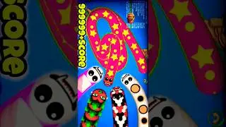 🐍 THE 50% MAP CHALLENGE! 📏 Can't Cross The Line! 😱🔥 #shorts #wormszone #challenge #control #viral