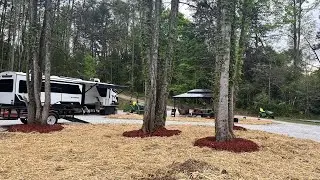 Off grid homestead installing rv lots for rental income
