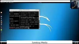 Embedding backdoor in an image, checking for administrator privileges and adding help option