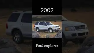 evolution of Ford explorer(1990&ndash;2024)#ford#explorer#shorts
