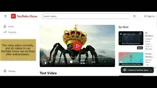 YouTube Clone: User Registration, Profiles & Video Uploads |  For Minimax AI Agent Challenge