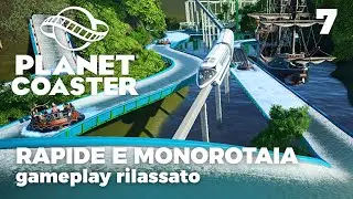 Monorotaia e rapide in Planet Coaster
