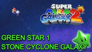 Super Mario Galaxy 2 - Stone Cyclone Galaxy: Green Star 1