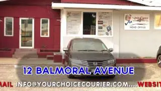 your choice courier service.