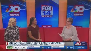 NBC 10 News Today: 2nd Annual Hook 4 Hope Bass Tournament to take place at Lazarre Park on July 13th