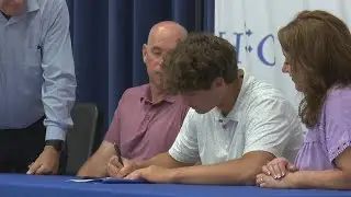 Luke Hellige signs to Cornell College